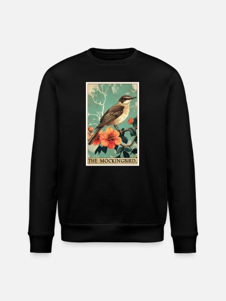 Oiseaux moqueurs Oiseaux moqueurs - Sweat bio ROLLER Stanley/Stella Unisexe - noir