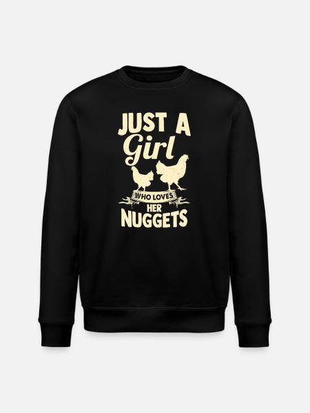 Farmer Rooster Flock Poultry Chicken - Stanley/Stella Unisex Bio-Sweatshirt ROLLER - Schwarz