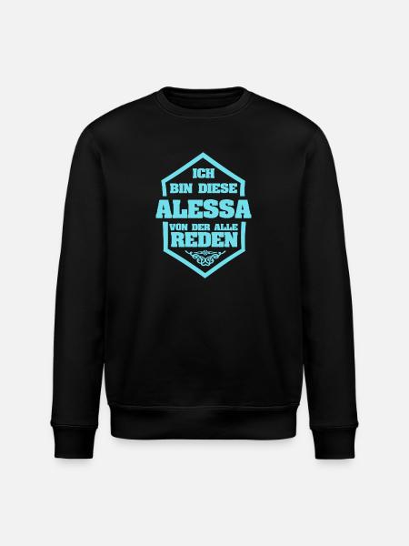 Alessa - Stanley/Stella ROLLER Unisex Organic Sweatshirt - black