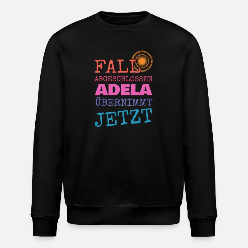 Vorname Adela - Stanley/Stella Unisex Bio-Sweatshirt ROLLER - Schwarz