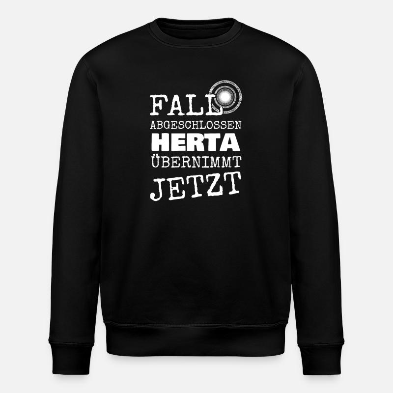 Vorname Herta - Stanley/Stella Unisex Bio-Sweatshirt ROLLER - Schwarz