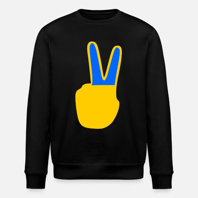 Ukraine - Stanley/Stella ROLLER Unisex Organic Sweatshirt - black