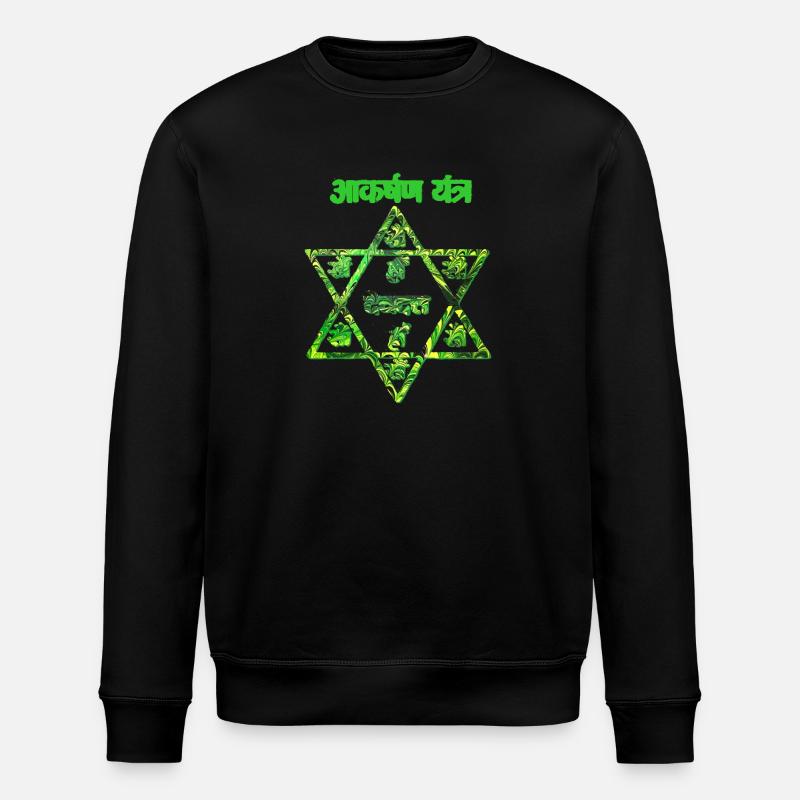 akarshan yantra e 35 - Stanley/Stella Unisex Bio-Sweatshirt ROLLER - Schwarz