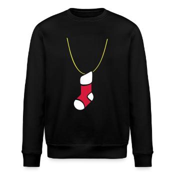 Noël Swag: Soft Huit chaussette - Sweat bio ROLLER Stanley/Stella Unisexe - noir - Devant - Nik (191cm)