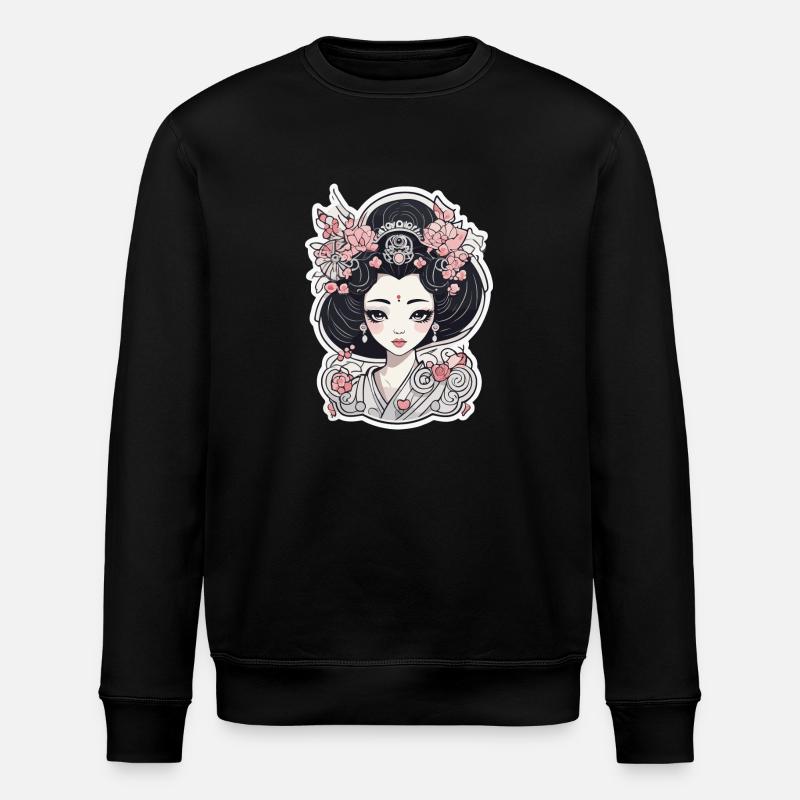 Geisha - Stanley/Stella Unisex Bio-Sweatshirt ROLLER - Schwarz