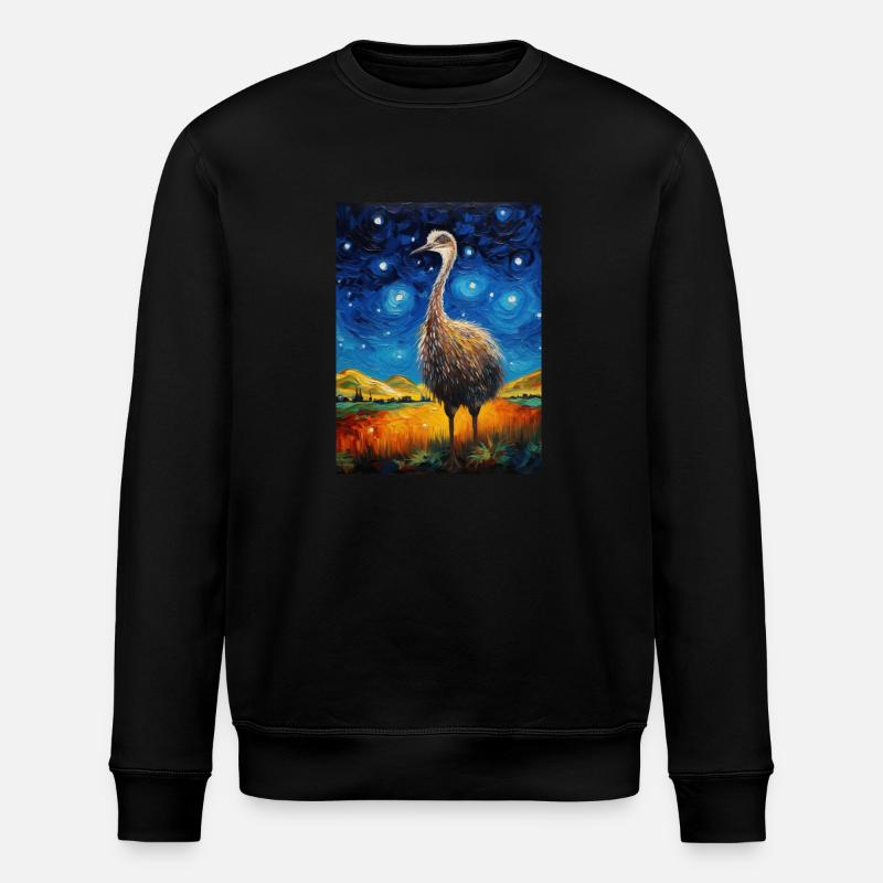 Strauss van gogh stlye - Sweat bio ROLLER Stanley/Stella Unisexe - noir