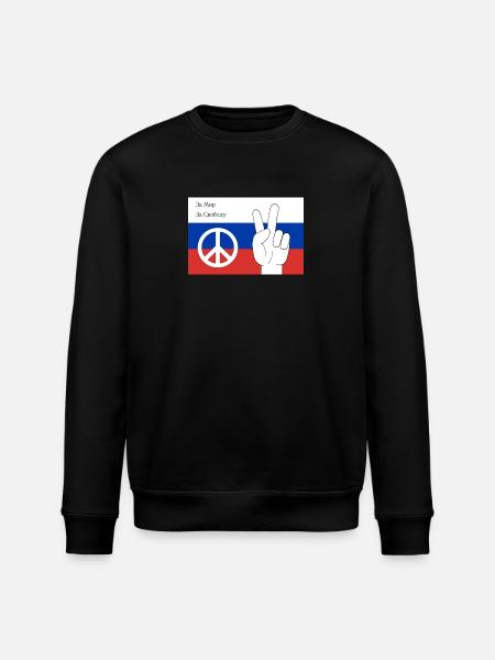 Russie Paix et Liberté - Sweat bio ROLLER Stanley/Stella Unisexe - noir