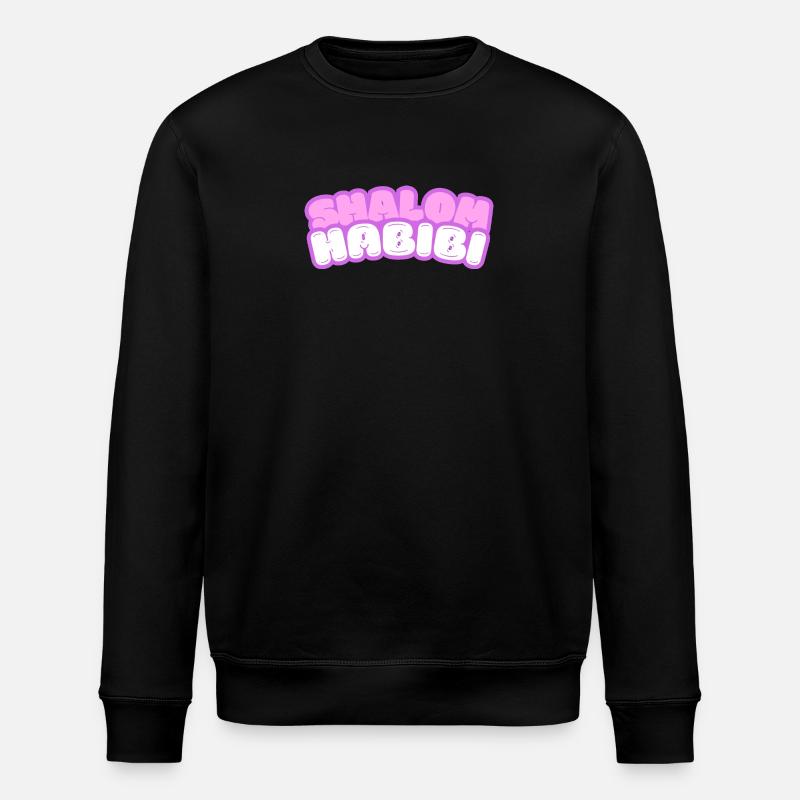Shalom Habibi, juif, musulman - Sweat bio ROLLER Stanley/Stella Unisexe - noir