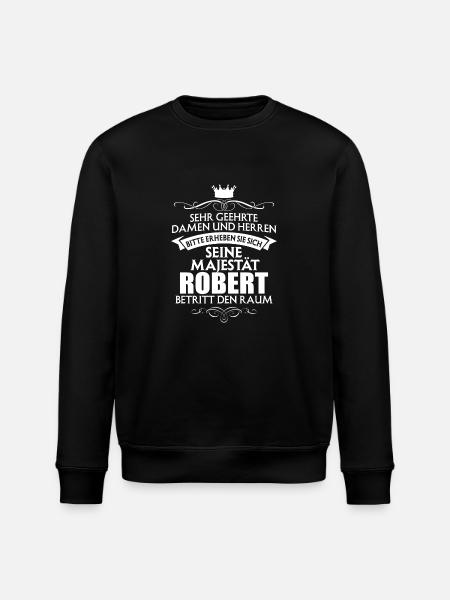 ROBERT - Majestät - Stanley/Stella Unisex Bio-Sweatshirt ROLLER - Schwarz