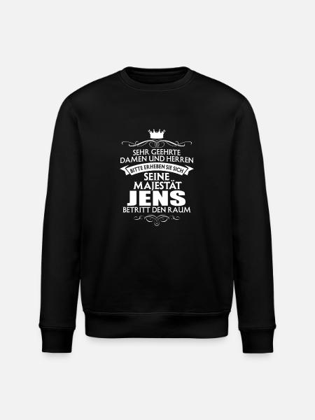 JENS - Majestät - Stanley/Stella Unisex Bio-Sweatshirt ROLLER - Schwarz