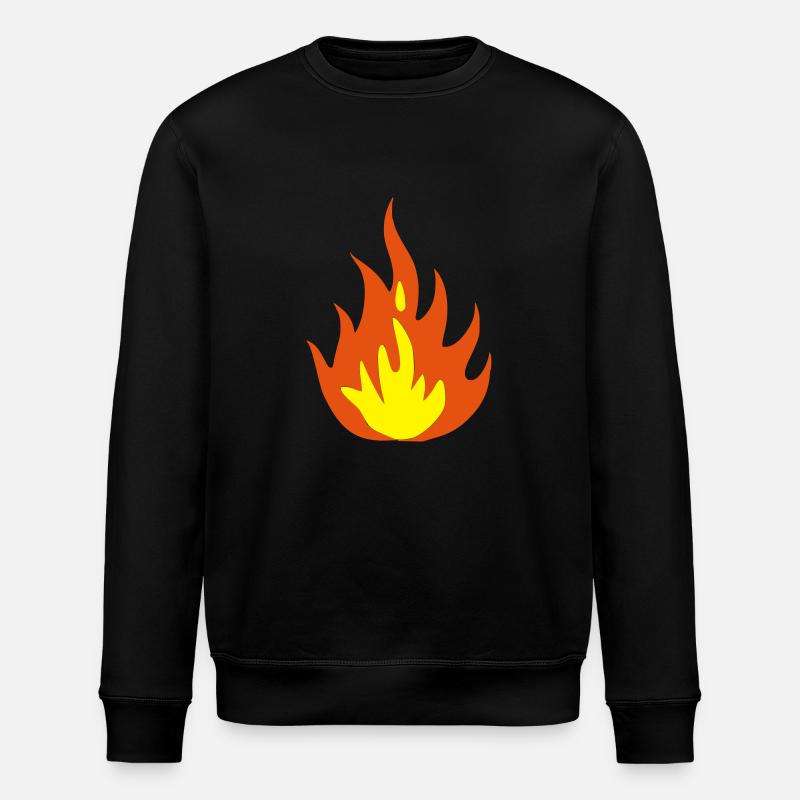 fire - Stanley/Stella Unisex Bio-Sweatshirt ROLLER - Schwarz
