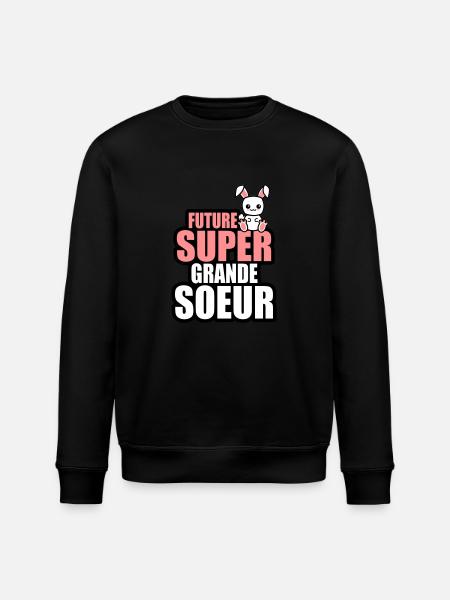 future super grande-soeur - Sweat bio ROLLER Stanley/Stella Unisexe - noir