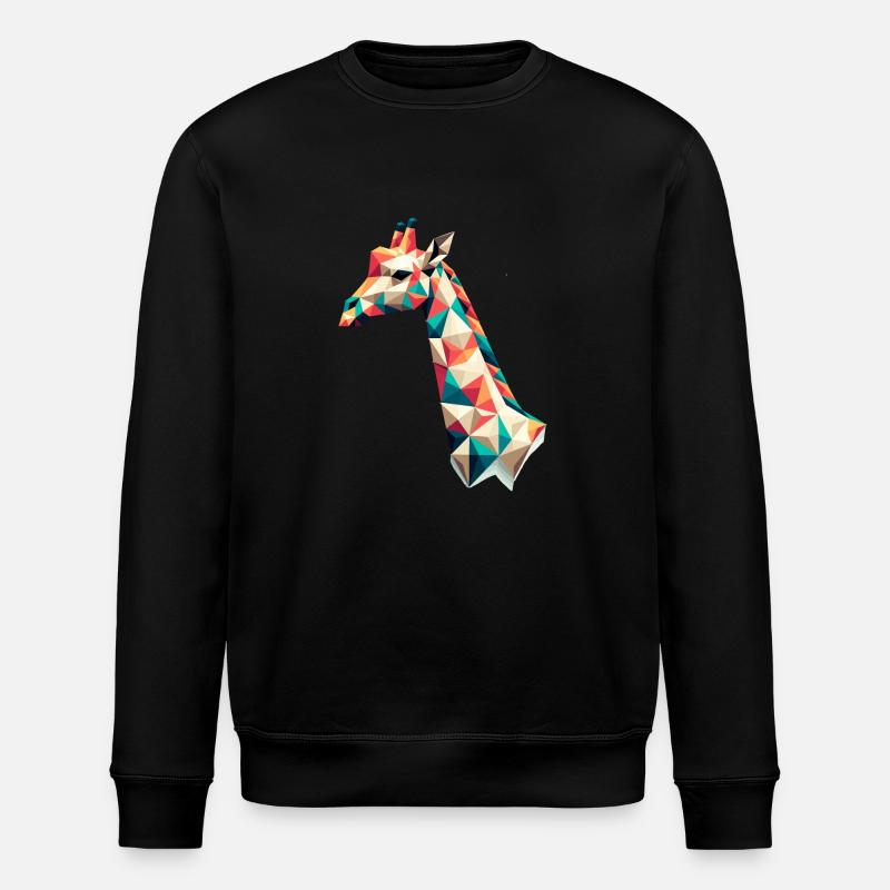 Giraffe // giraffe - Stanley/Stella ROLLER Unisex Organic Sweatshirt - black