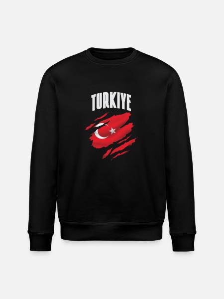 Turkey - Turkish as a gift - Stanley/Stella ROLLER Unisex Organic Sweatshirt - black