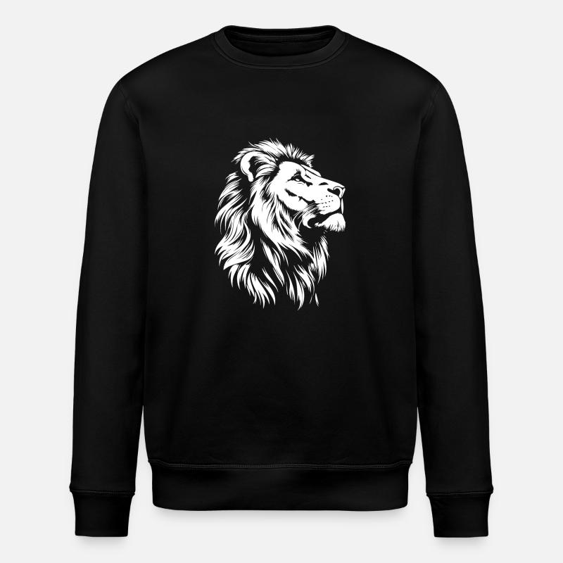 Lion - Stanley/Stella ROLLER Unisex Organic Sweatshirt - black