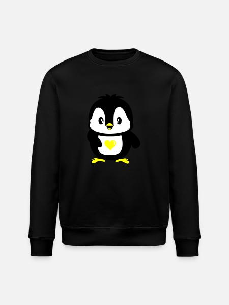 Pingouin mignon - Sweat bio ROLLER Stanley/Stella Unisexe - noir