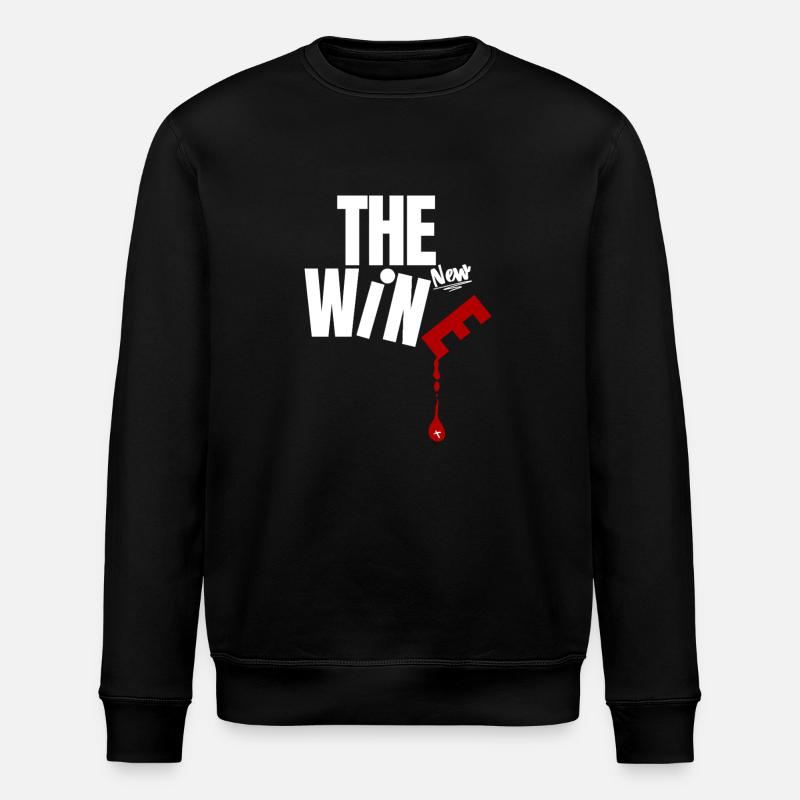 DER NEUE WEIN - Stanley/Stella Unisex Bio-Sweatshirt ROLLER - Schwarz