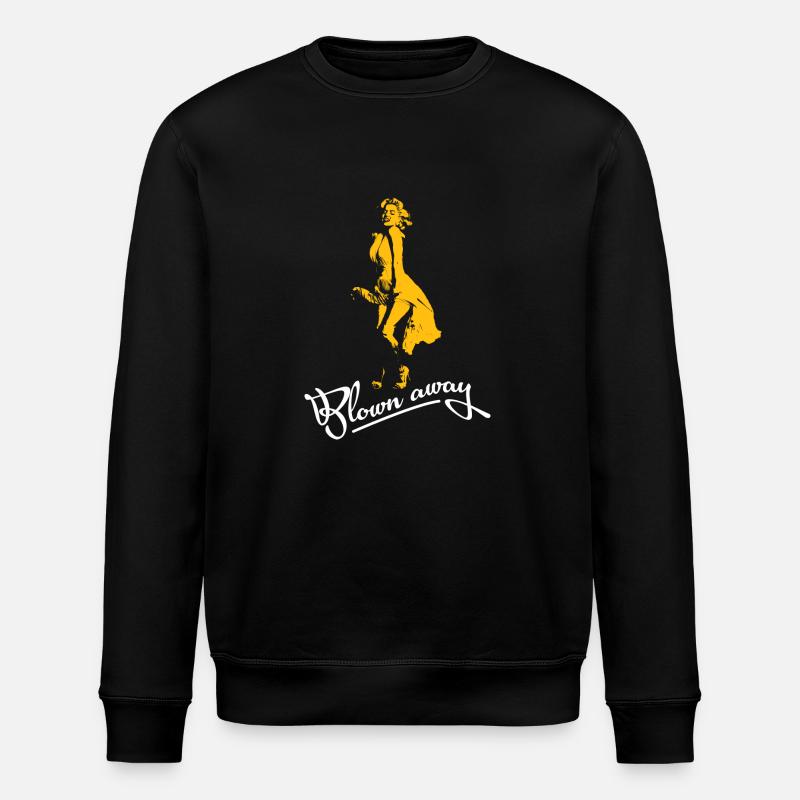 Marilyn Monroe - Umgehauen - Geschenk - Stanley/Stella Unisex Bio-Sweatshirt ROLLER - Schwarz