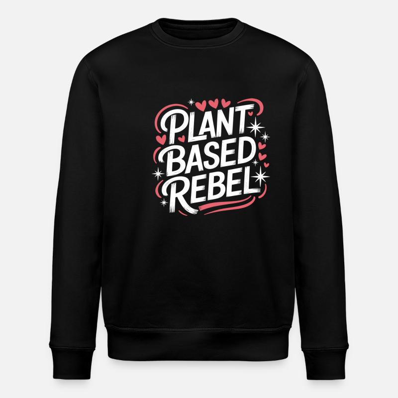 Végétarien Végétalien Végétarien Végétarien - Sweat bio ROLLER Stanley/Stella Unisexe - noir