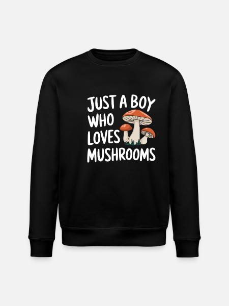Champignons Champignons Champignon Champignon - Sweat bio ROLLER Stanley/Stella Unisexe - noir