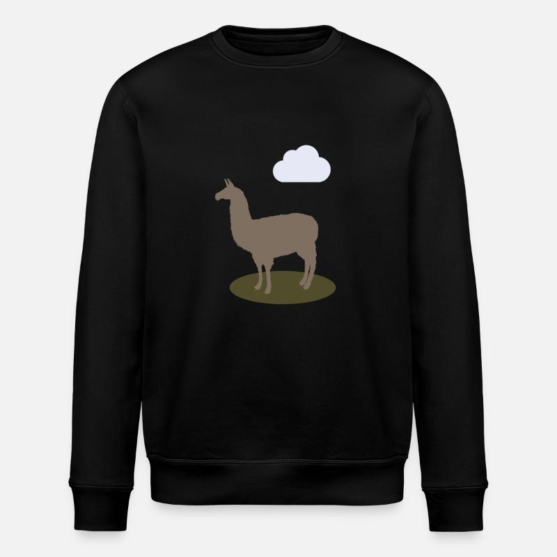 Lama - Stanley/Stella Unisex Bio-Sweatshirt ROLLER - Schwarz
