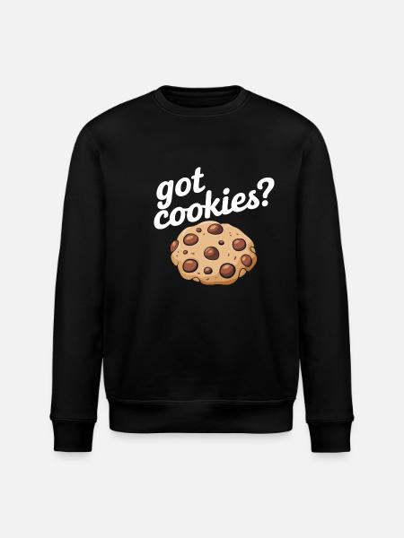 Cookies Cookie Biscuits Biscuits Chocolate - Stanley/Stella ROLLER Unisex Organic Sweatshirt - black