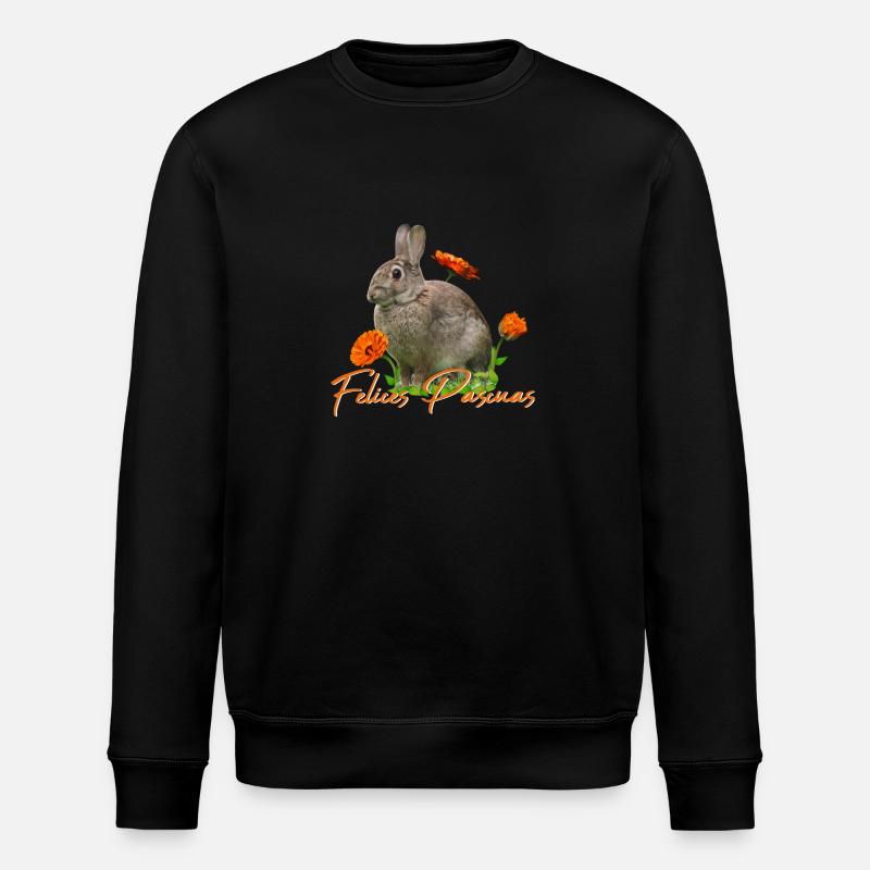 felices pascuas - Stanley/Stella Unisex Bio-Sweatshirt ROLLER - Schwarz