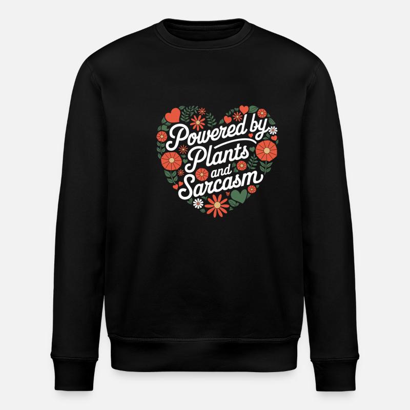 Végétarien Végétalien Végétarien Végétarien - Sweat bio ROLLER Stanley/Stella Unisexe - noir