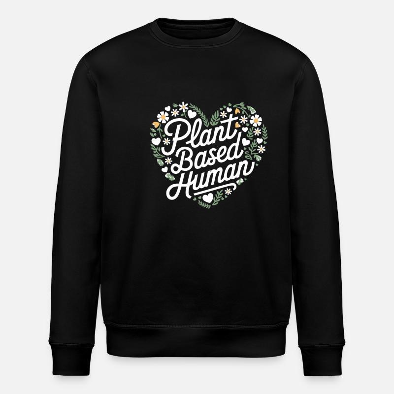 Végétarien Végétalien Végétarien Végétarien - Sweat bio ROLLER Stanley/Stella Unisexe - noir