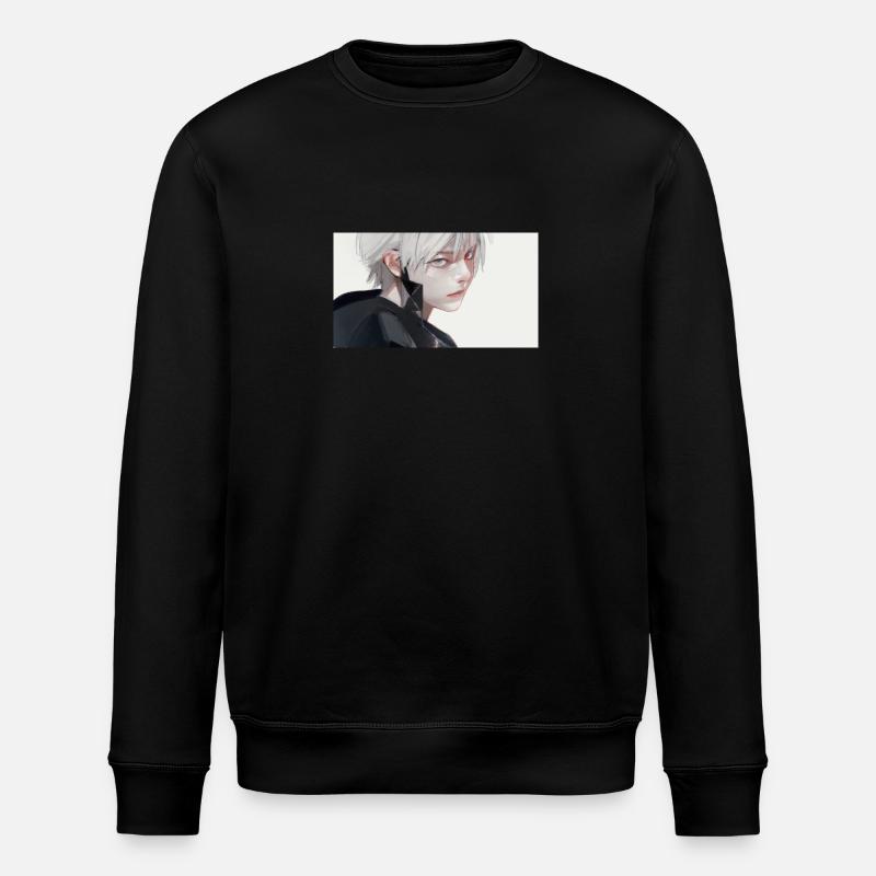 ANIME SWS BLANC - Sweat bio ROLLER Stanley/Stella Unisexe - noir