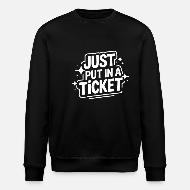 Technischer Support Computerfreak Nerd - Stanley/Stella Unisex Bio-Sweatshirt ROLLER - Schwarz