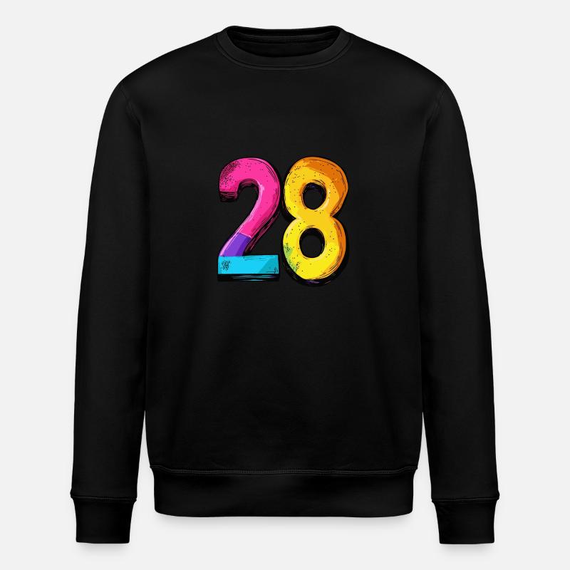 28 Symbole numérique - Sweat bio ROLLER Stanley/Stella Unisexe - noir