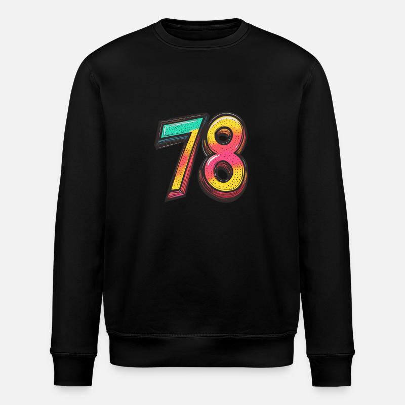 78 Symbole numérique - Sweat bio ROLLER Stanley/Stella Unisexe - noir