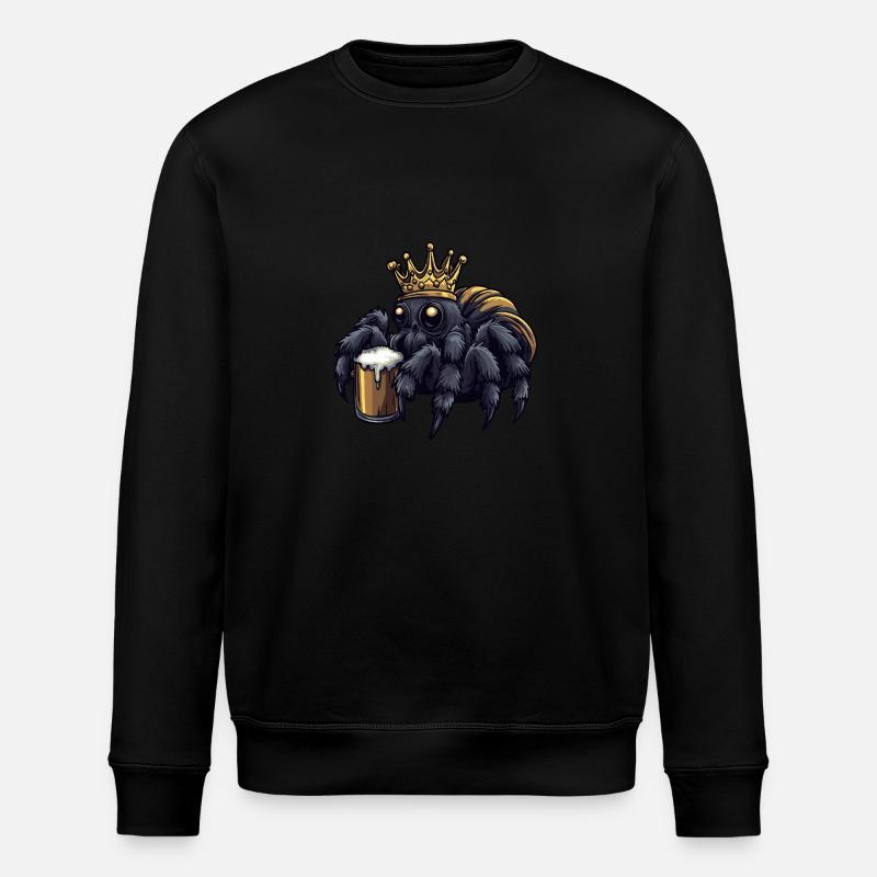 Tarentule Bière Drôle - Sweat bio ROLLER Stanley/Stella Unisexe - noir