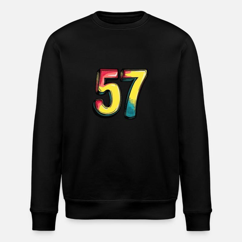 57 Symbole numérique - Sweat bio ROLLER Stanley/Stella Unisexe - noir
