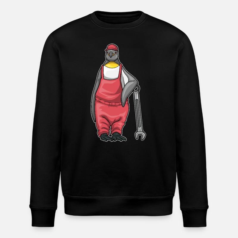Clé mécanique Penguin - Sweat bio ROLLER Stanley/Stella Unisexe - noir