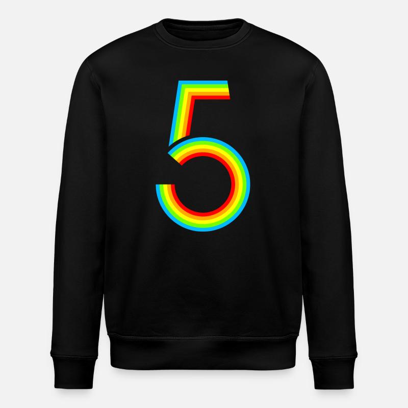 Schon 5 Jahre! - Stanley/Stella Unisex Bio-Sweatshirt ROLLER - Schwarz