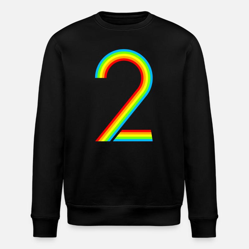 Schon 2 Jahre! - Stanley/Stella Unisex Bio-Sweatshirt ROLLER - Schwarz
