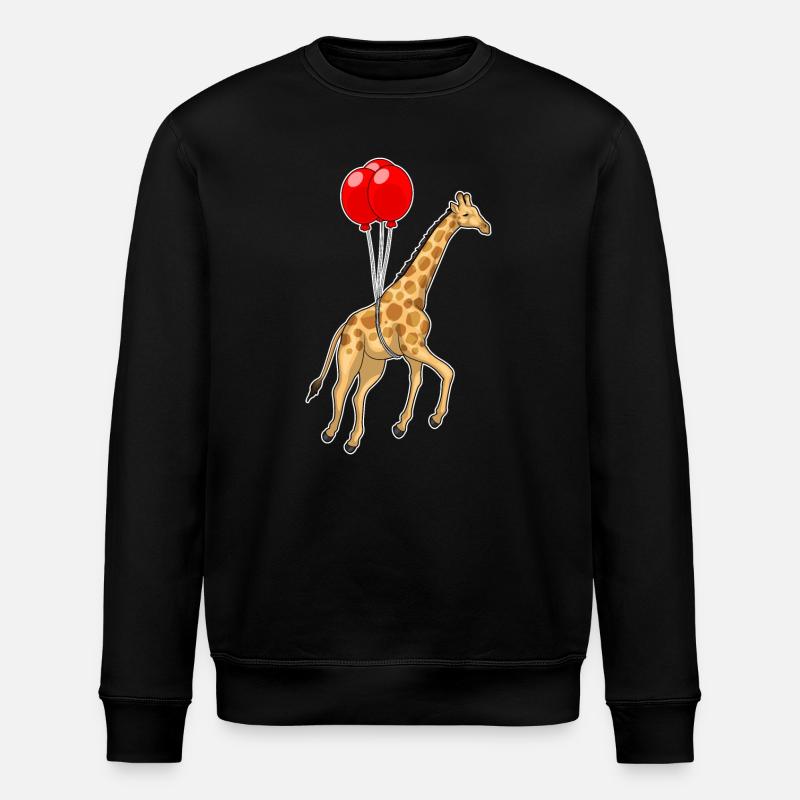 Ballon girafe - Sweat bio ROLLER Stanley/Stella Unisexe - noir