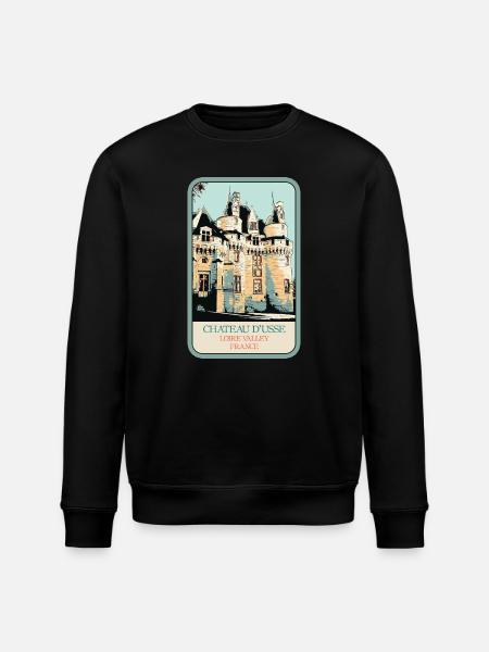 Château d'Ussé, Loire Valley - Stanley/Stella ROLLER Unisex Organic Sweatshirt - black