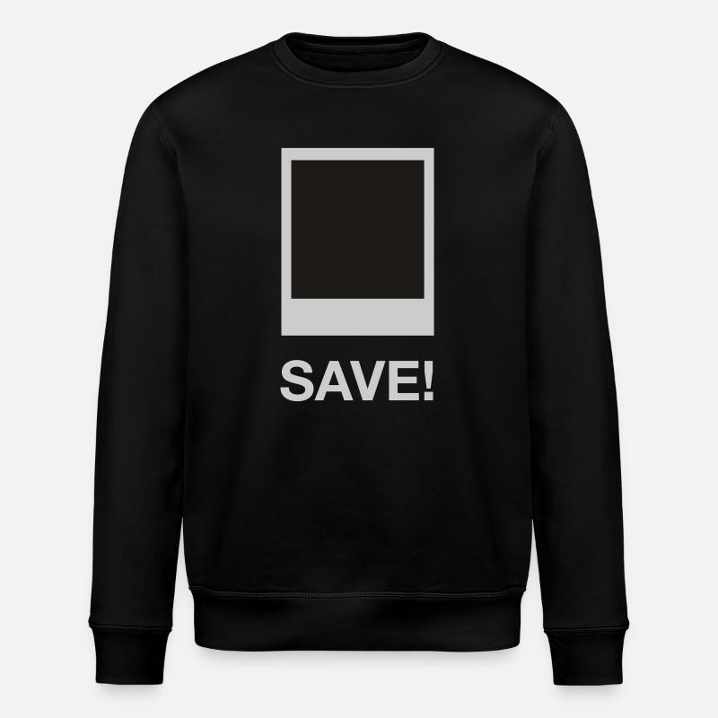 save me - Stanley/Stella ROLLER Unisex Organic Sweatshirt - black
