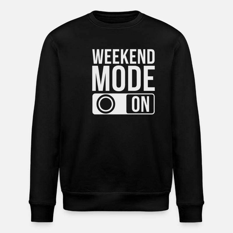 Mode week-end activé - Sweat bio ROLLER Stanley/Stella Unisexe - noir