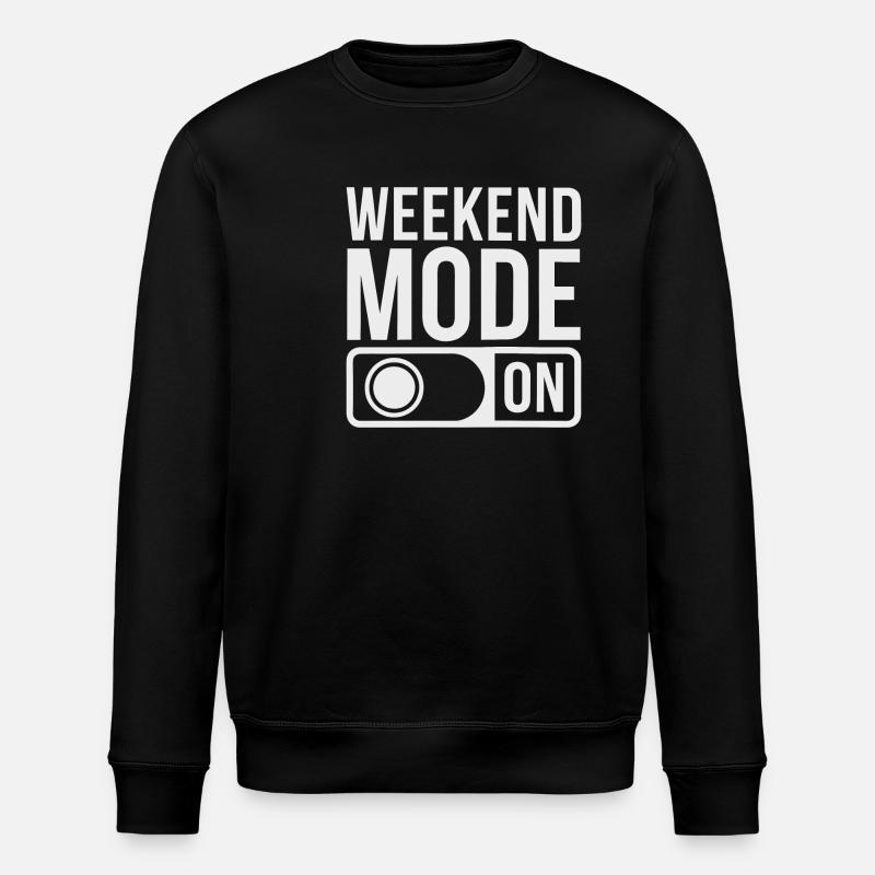 Mode week-end activé - Sweat bio ROLLER Stanley/Stella Unisexe - noir