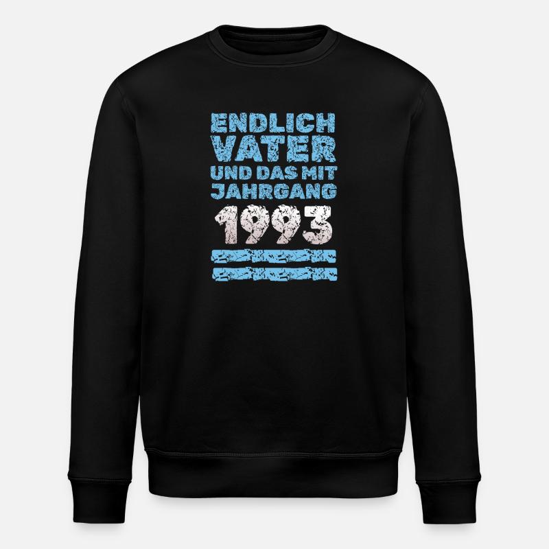 1993 - Stanley/Stella ROLLER Unisex Organic Sweatshirt - black