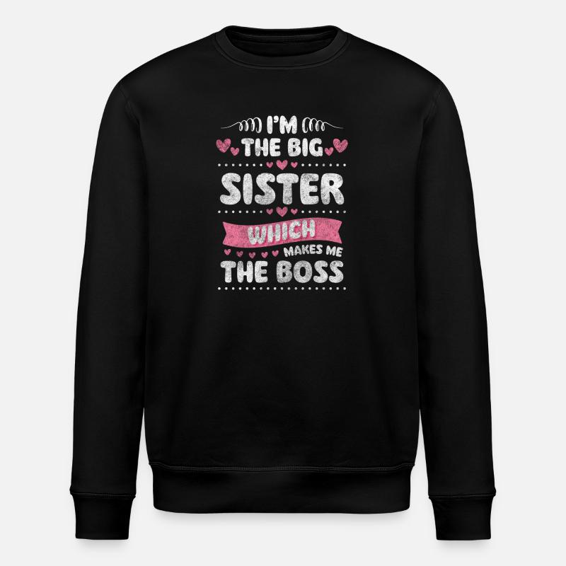 Fratrie Amour Progéniture Enfant - Sweat bio ROLLER Stanley/Stella Unisexe - noir