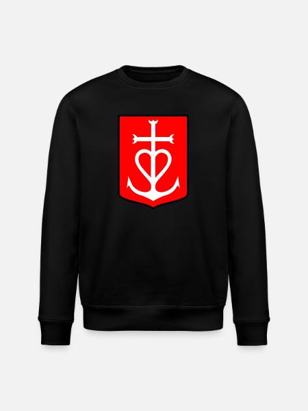 Croix Camargue - Stanley/Stella ROLLER Unisex Organic Sweatshirt - black