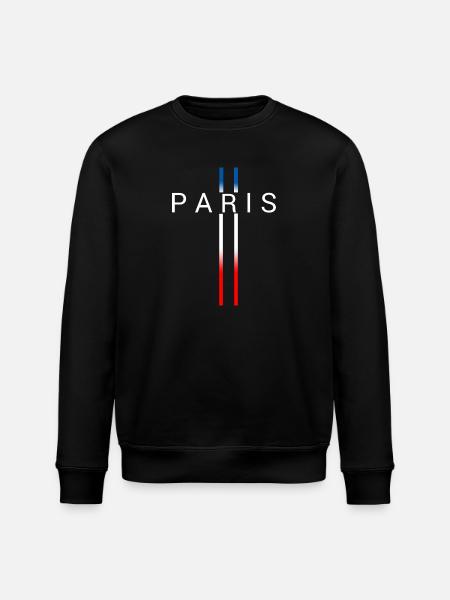 FRANCE - Stanley/Stella ROLLER Unisex Organic Sweatshirt - black