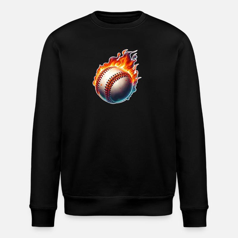 Baseball - Stanley/Stella Unisex Bio-Sweatshirt ROLLER - Schwarz