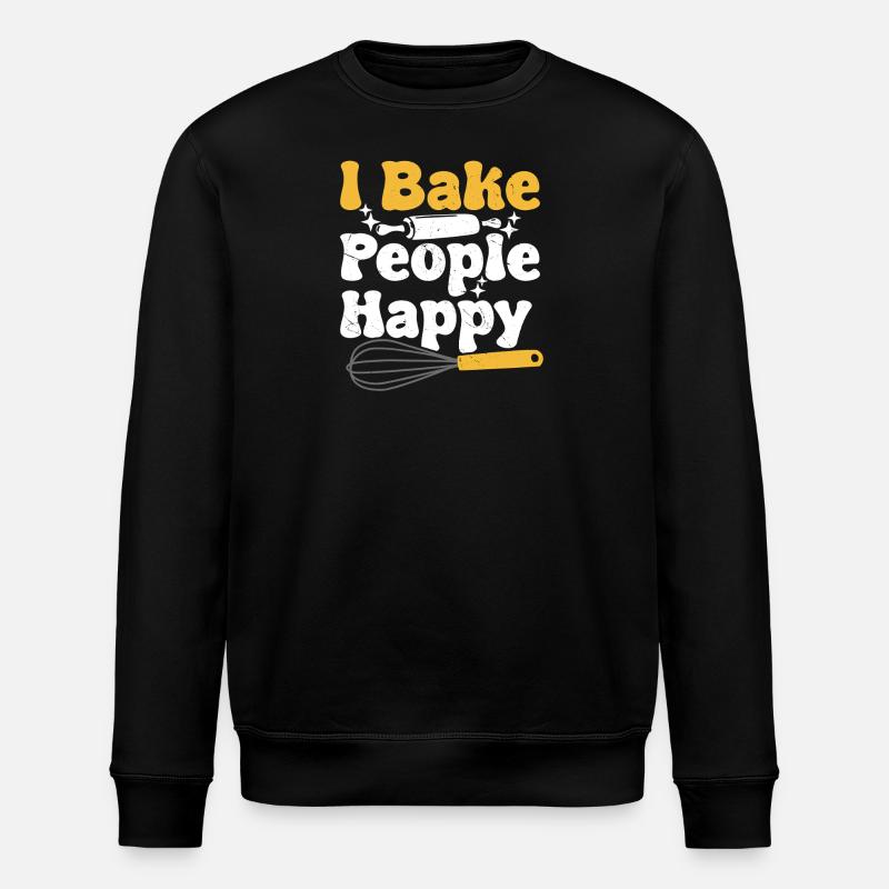 Bake - Stanley/Stella ROLLER Unisex Organic Sweatshirt - black