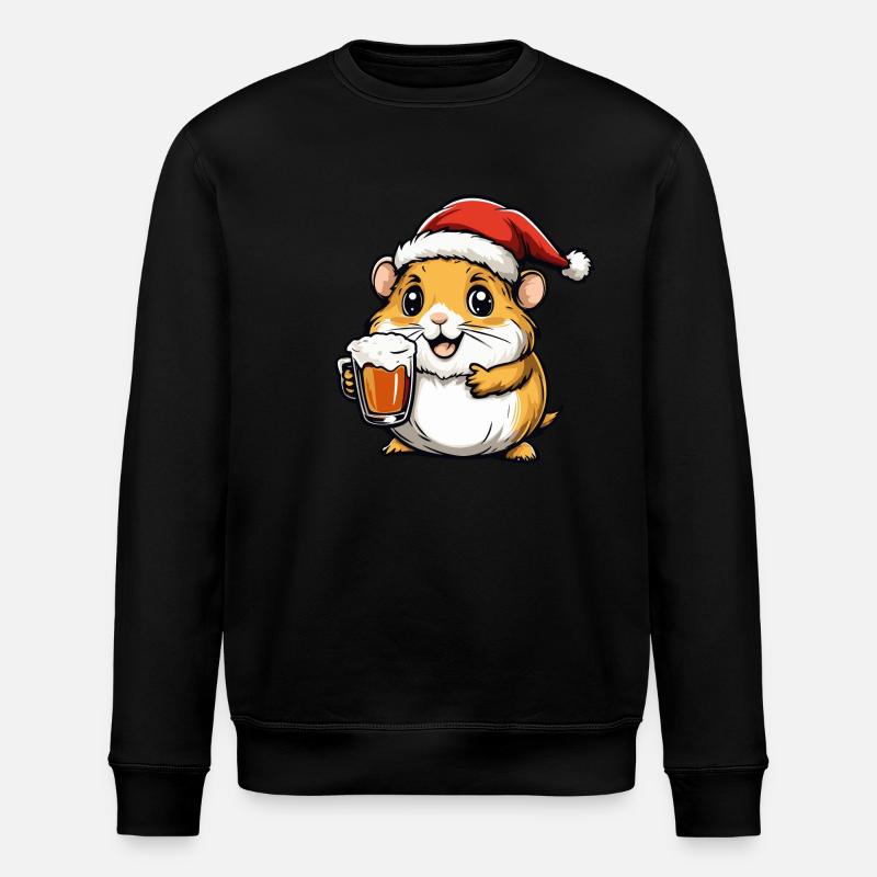 Bière de Noël Hamster - Sweat bio ROLLER Stanley/Stella Unisexe - noir